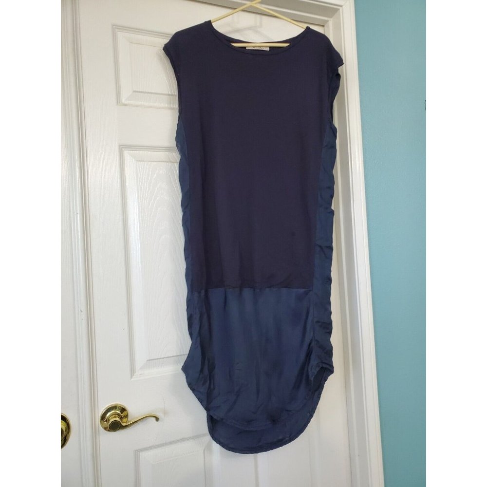Jac+Jack Silk blend  colorblock Sleeveless Midi Dress size 12